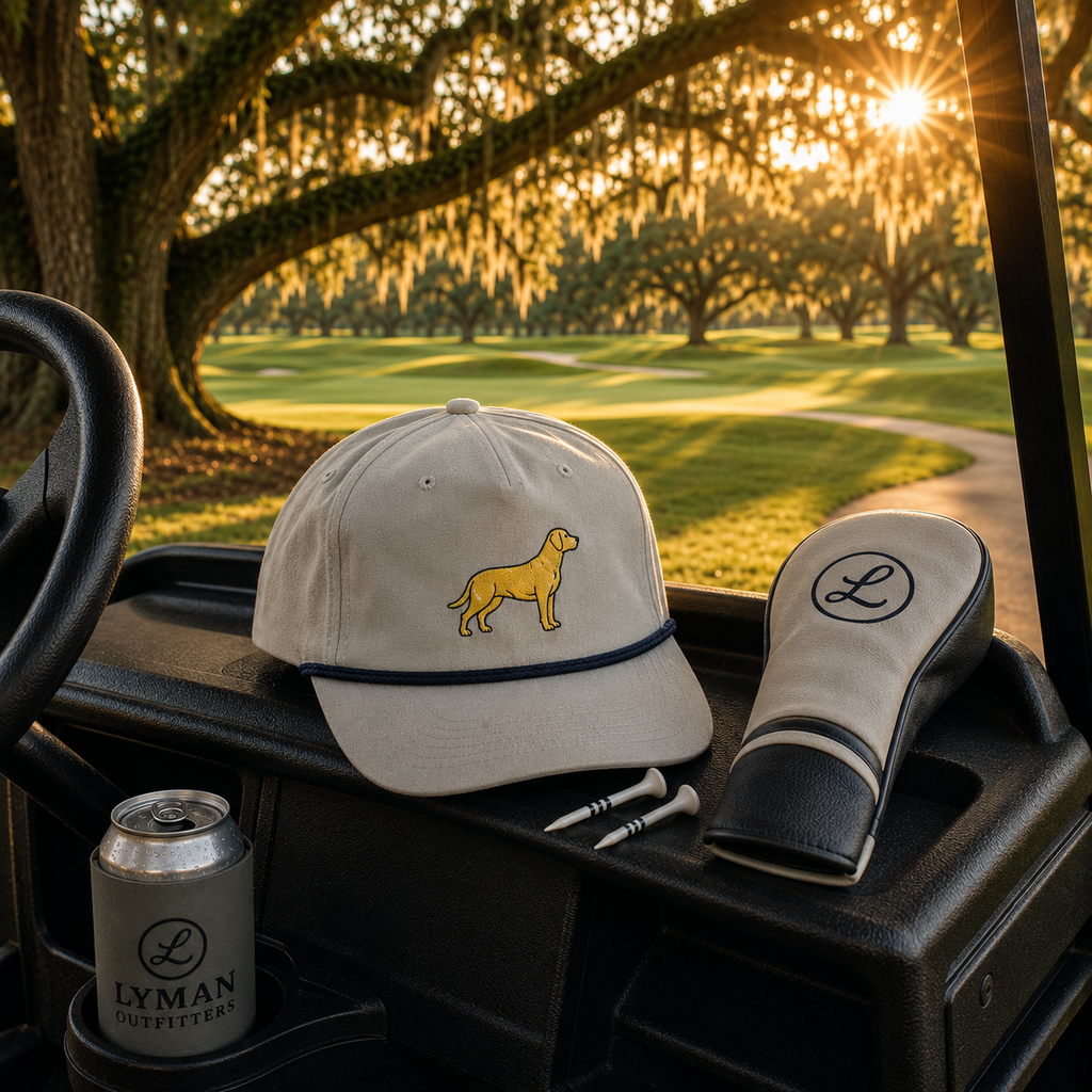 Yellow Lab Golf Hat